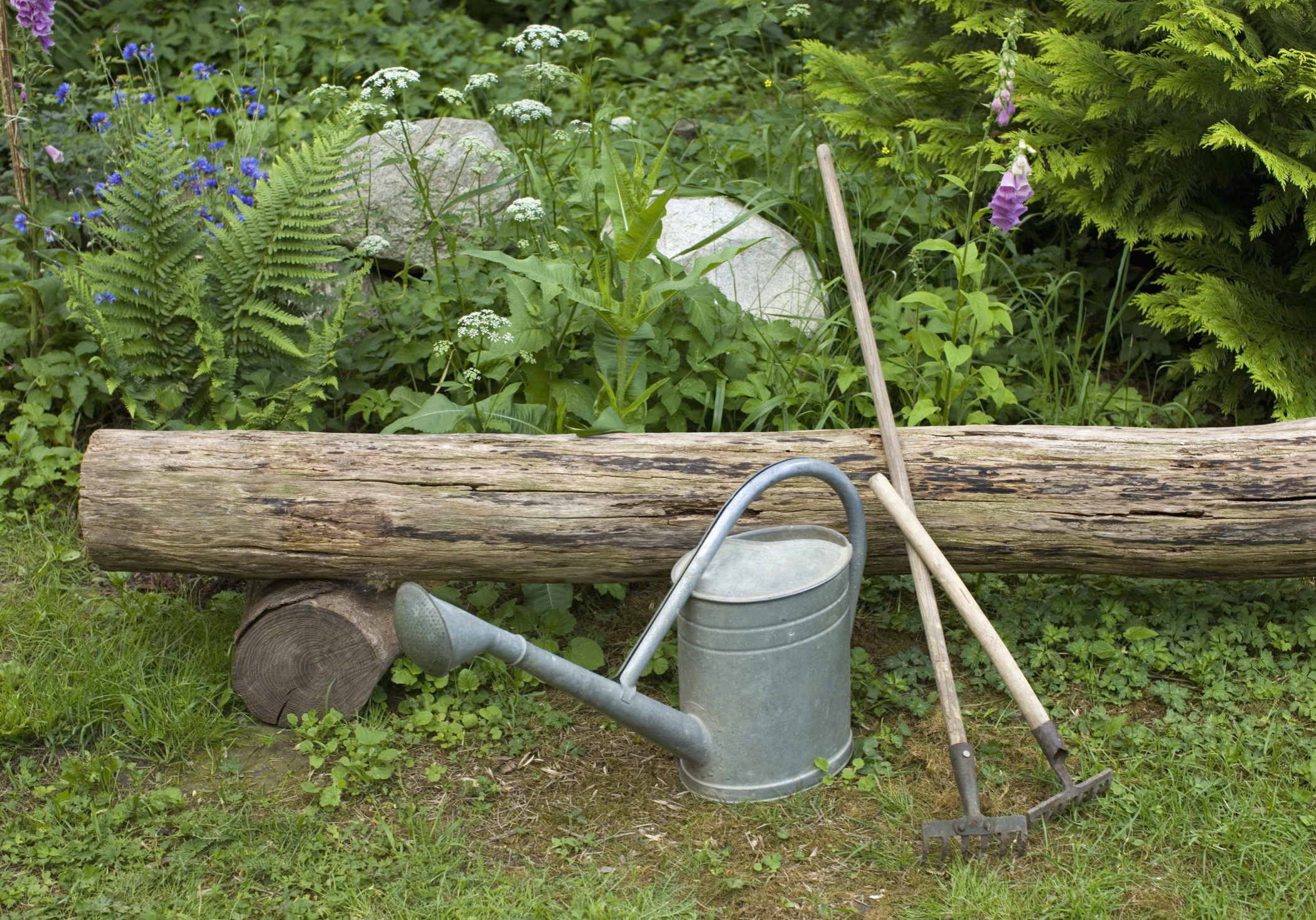 Gardening tools, outdoors